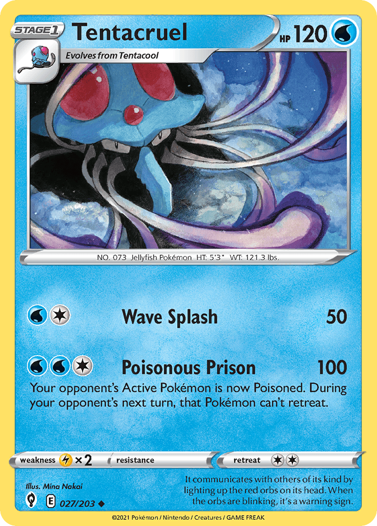 Tentacruel Evolving Skies card