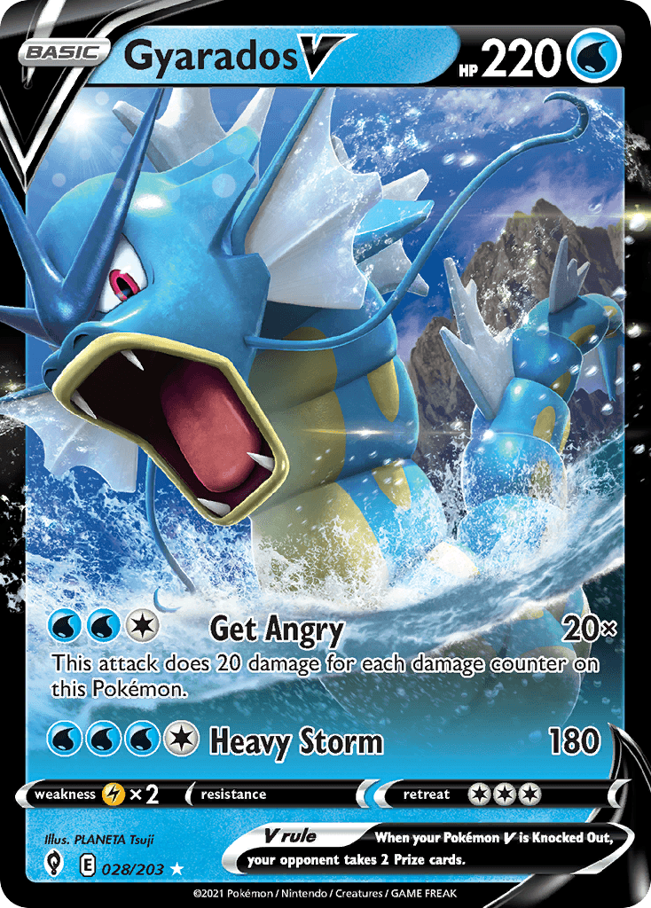 Gyarados V Evolving Skies card