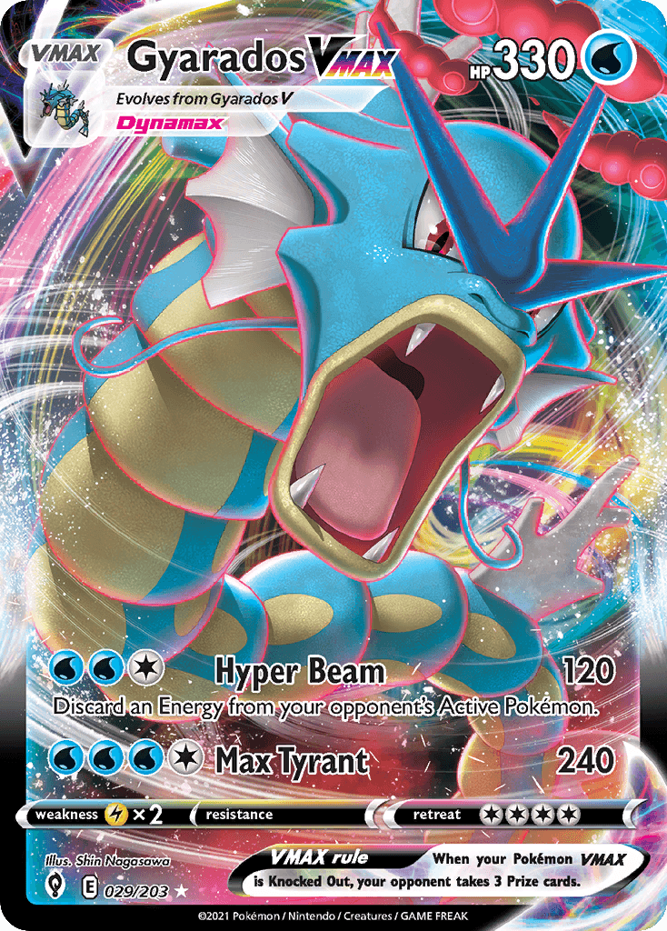Gyarados VMAX Evolving Skies card