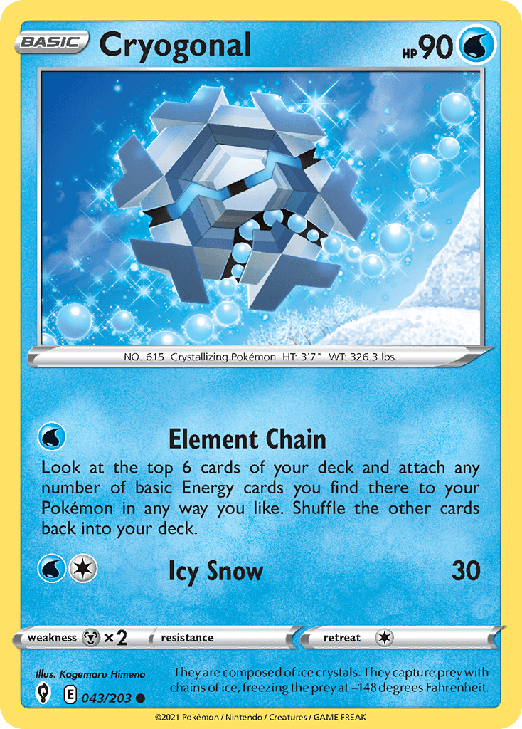 Cryogonal Evolving Skies card
