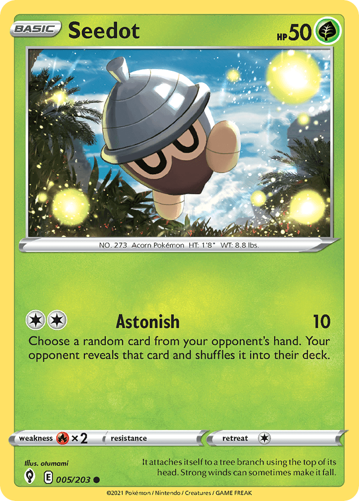 Seedot Evolving Skies card