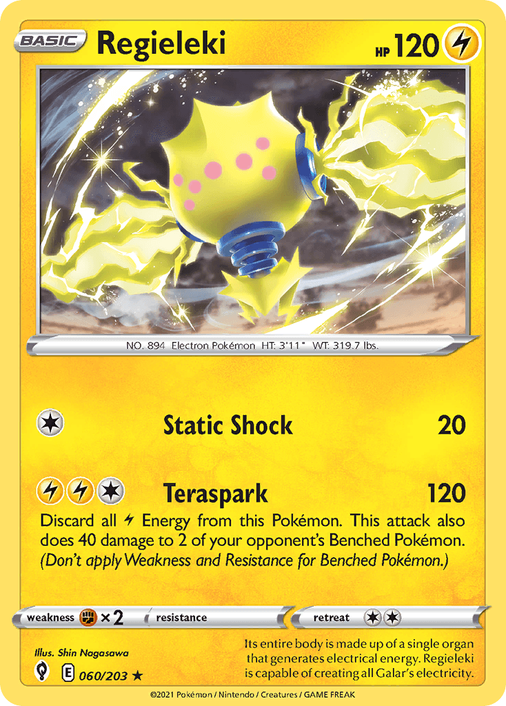 Regieleki Evolving Skies card