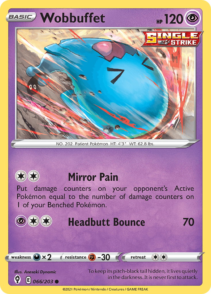 Wobbuffet Evolving Skies card