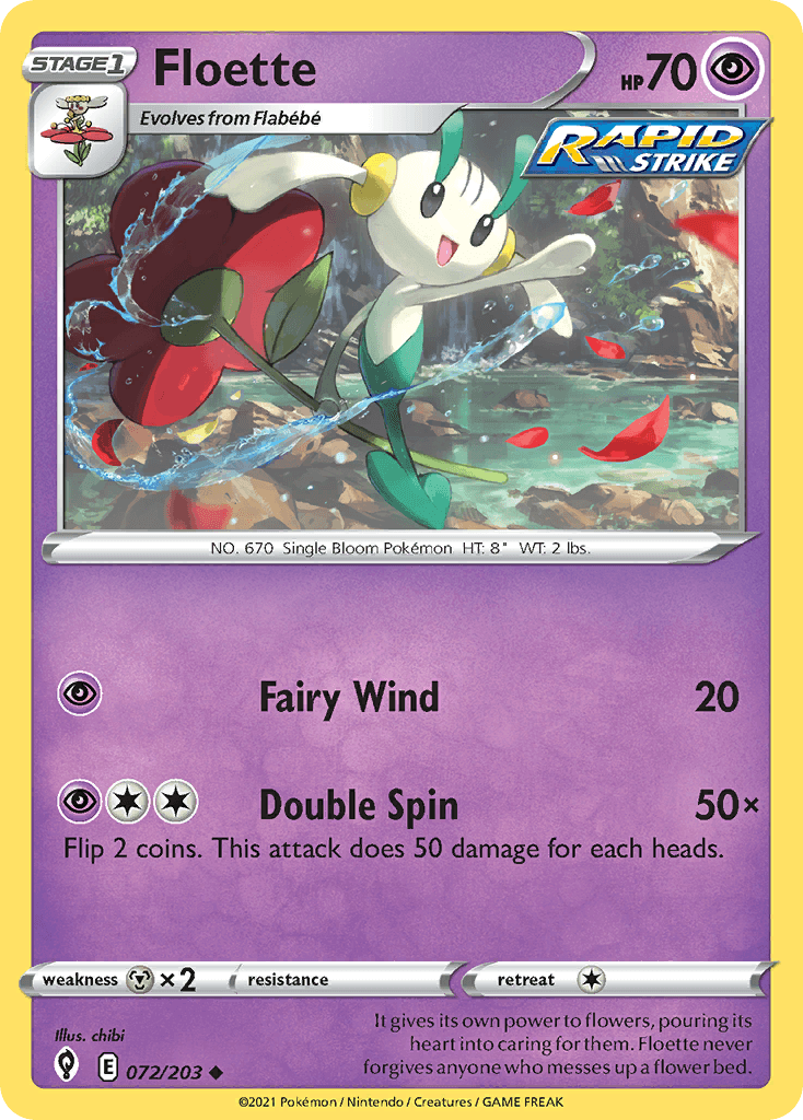 Floette Evolving Skies card