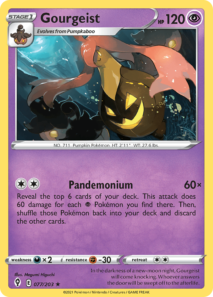 Gourgeist Evolving Skies card