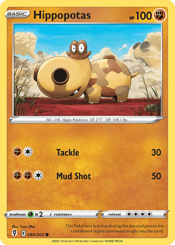 Hippopotas Evolving Skies card