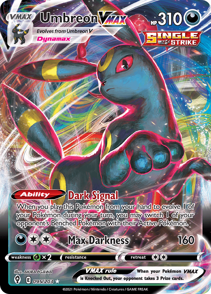 Umbreon VMAX Evolving Skies card