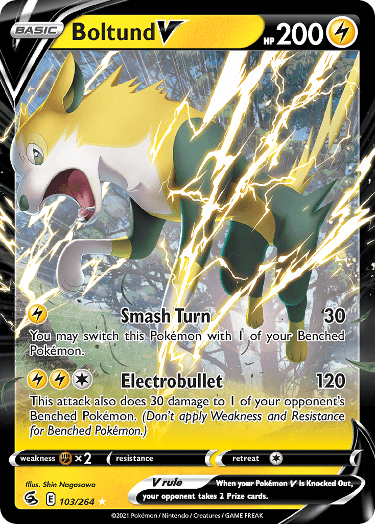 Boltund V Fusion Strike card