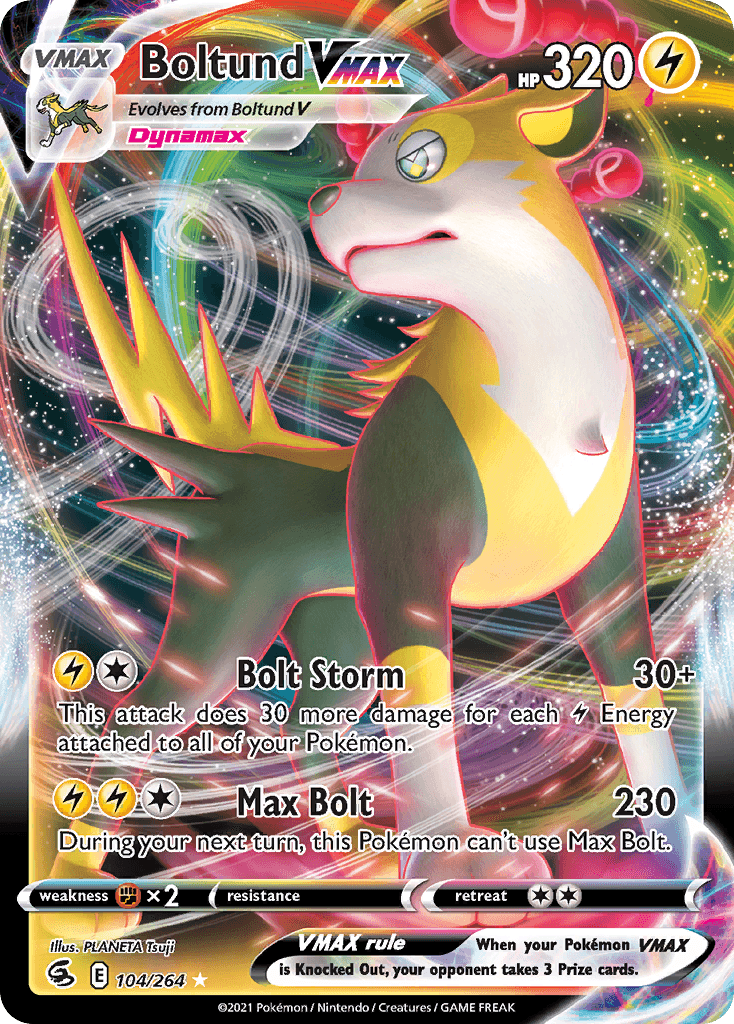 Boltund VMAX Fusion Strike card