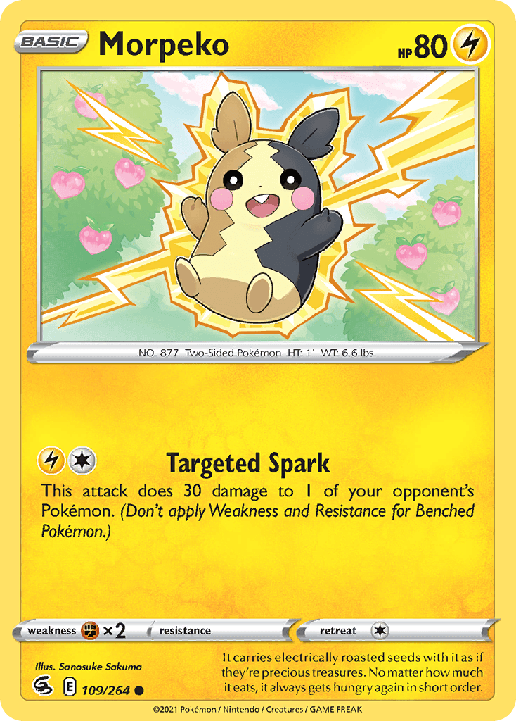 Morpeko Fusion Strike card