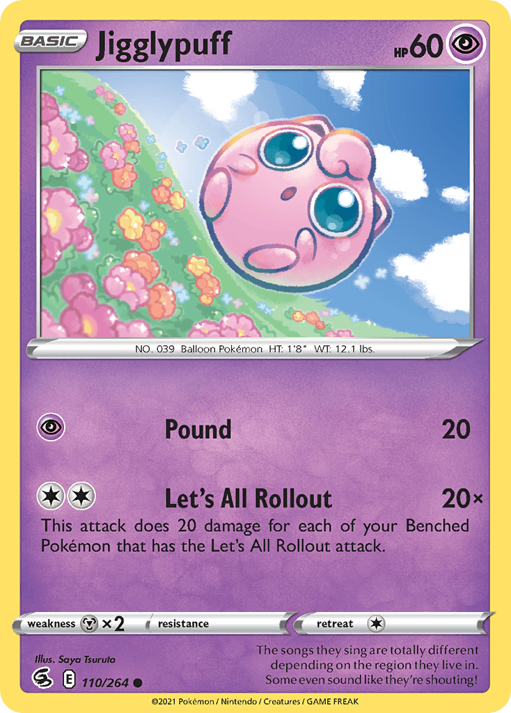 Jigglypuff Fusion Strike card