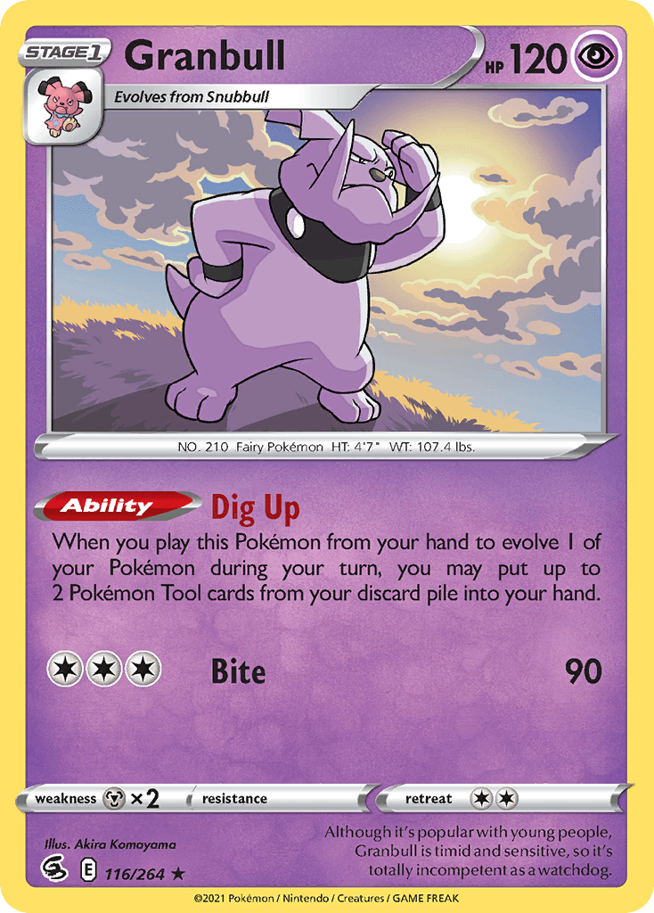 Granbull Fusion Strike card