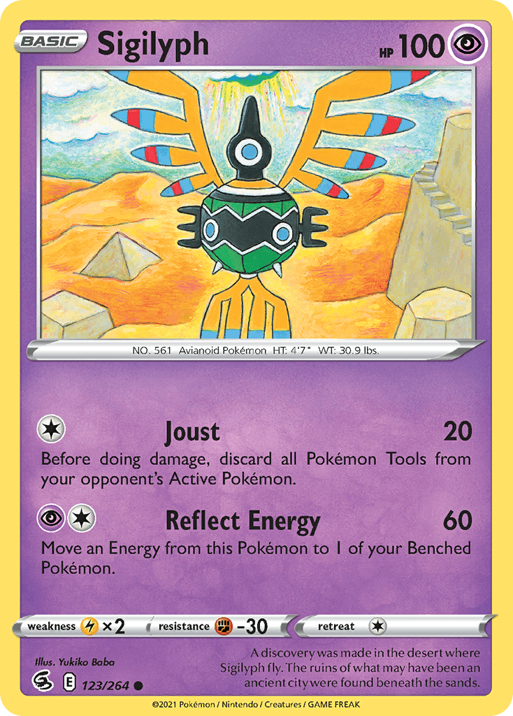 Sigilyph Fusion Strike card