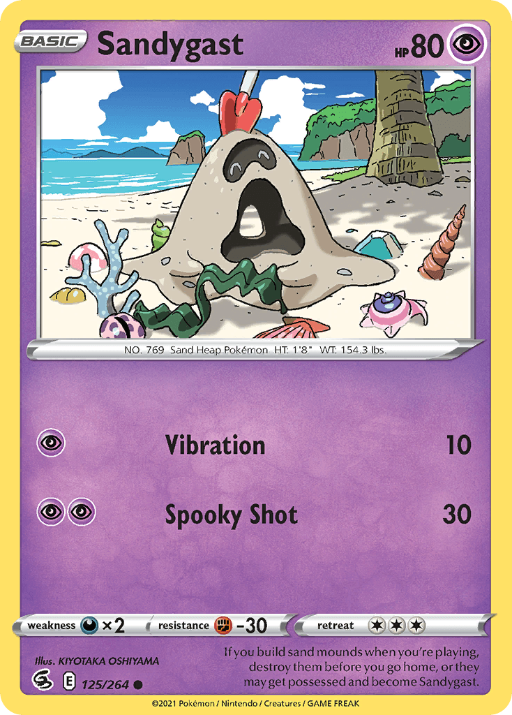 Sandygast Fusion Strike card