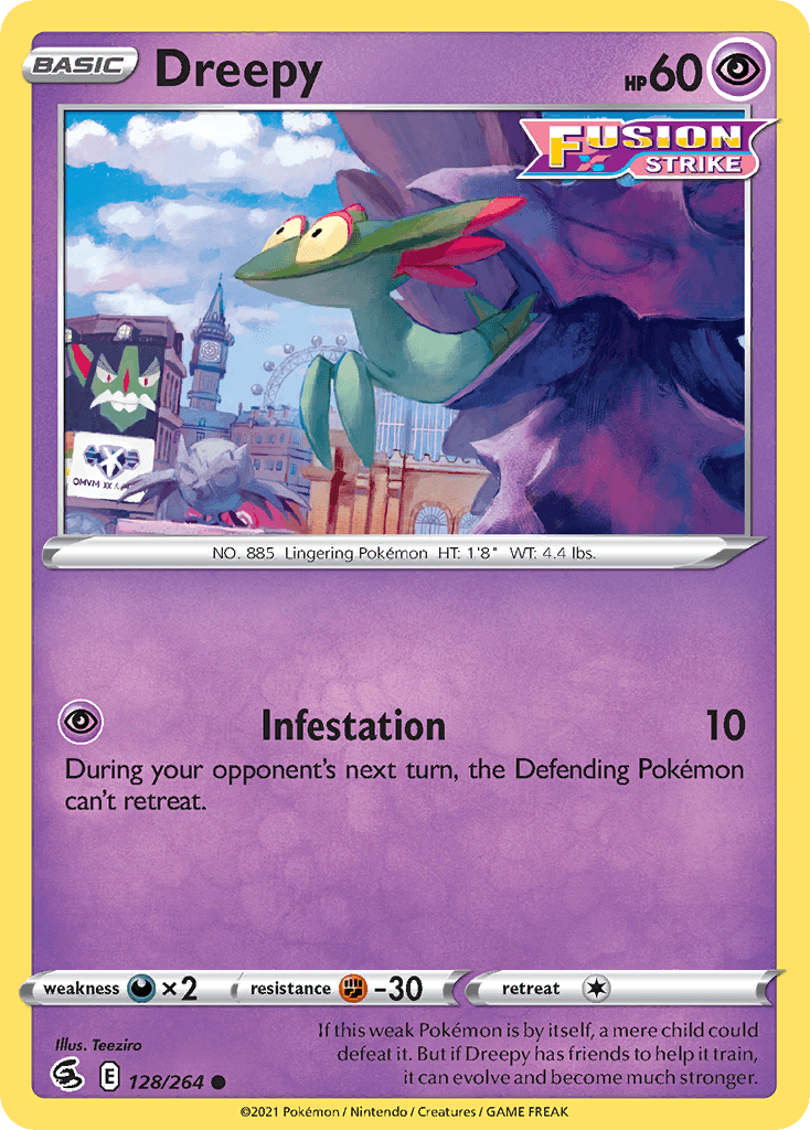 Dreepy Fusion Strike card