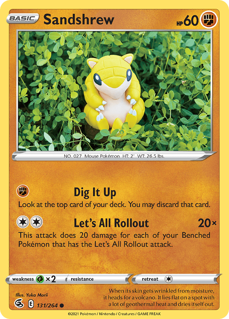 Sandshrew Fusion Strike card