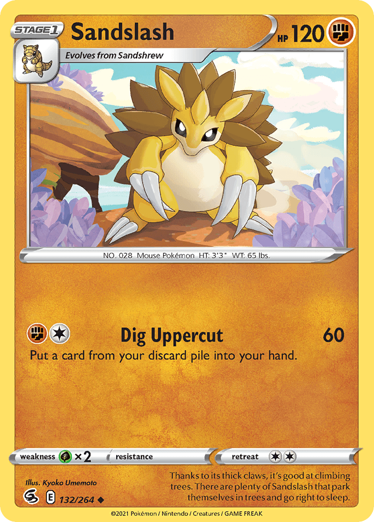 Sandslash Fusion Strike card