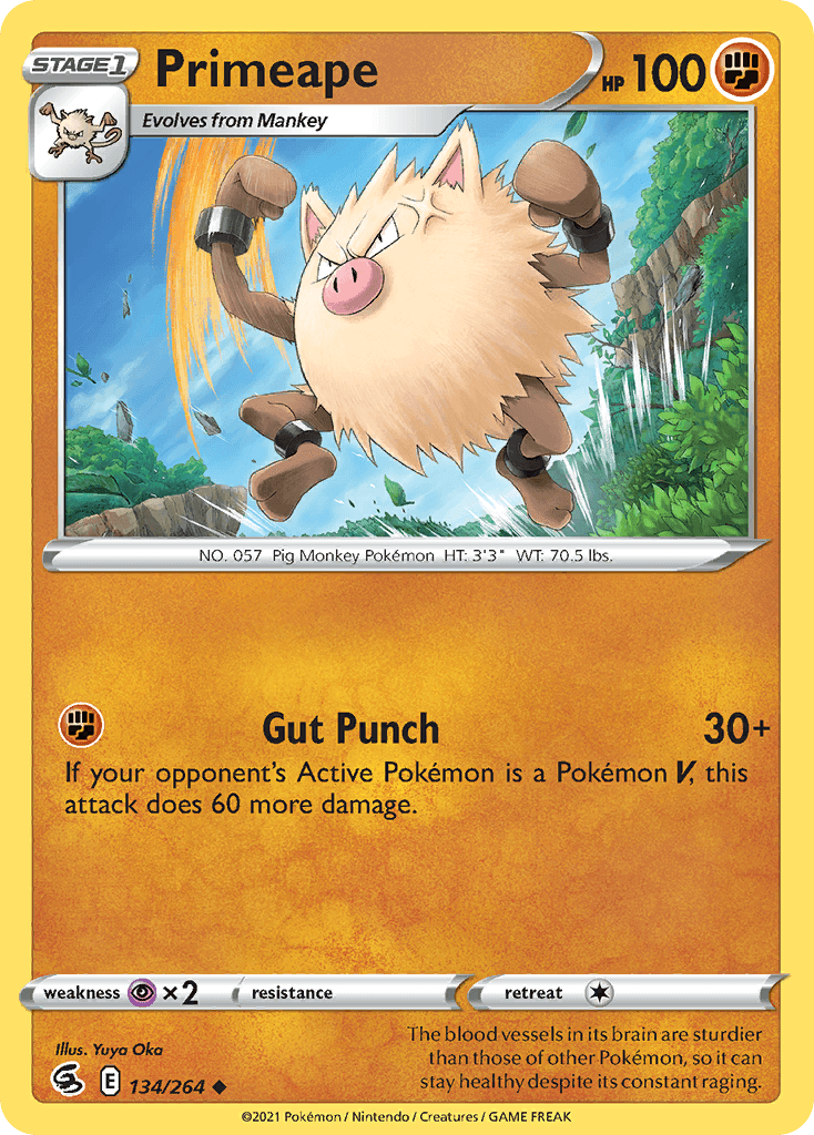 Primeape Fusion Strike card