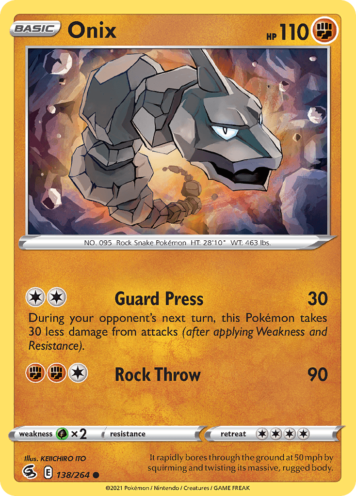 Onix Fusion Strike card