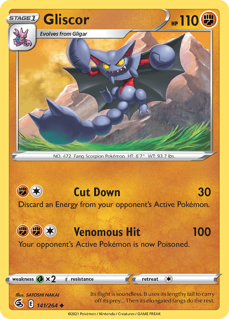 Gliscor Fusion Strike card