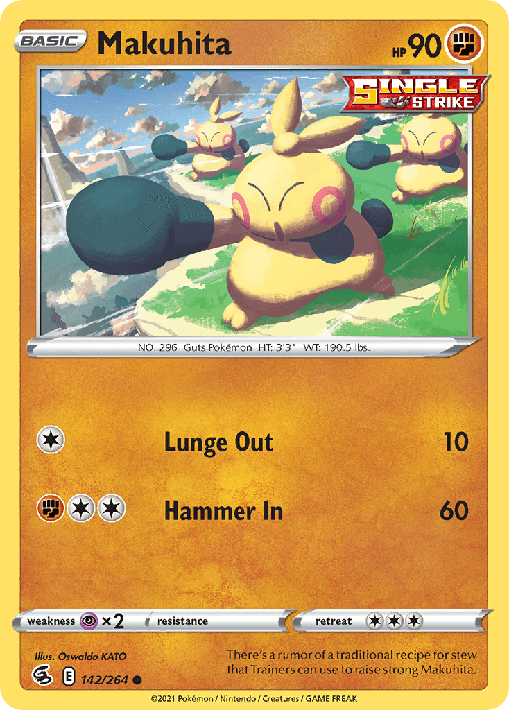 Makuhita Fusion Strike card