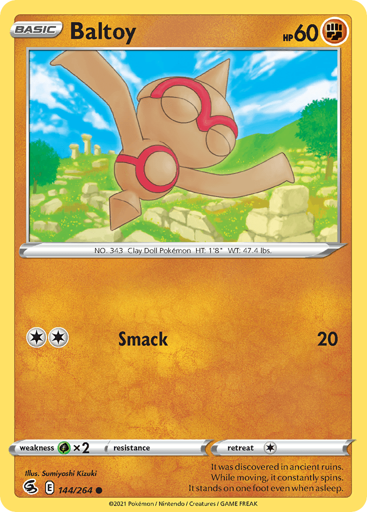 Baltoy Fusion Strike card
