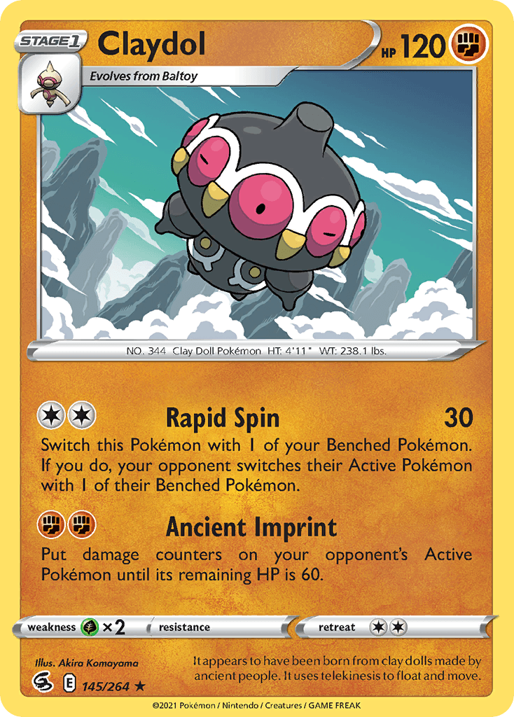 Claydol Fusion Strike card