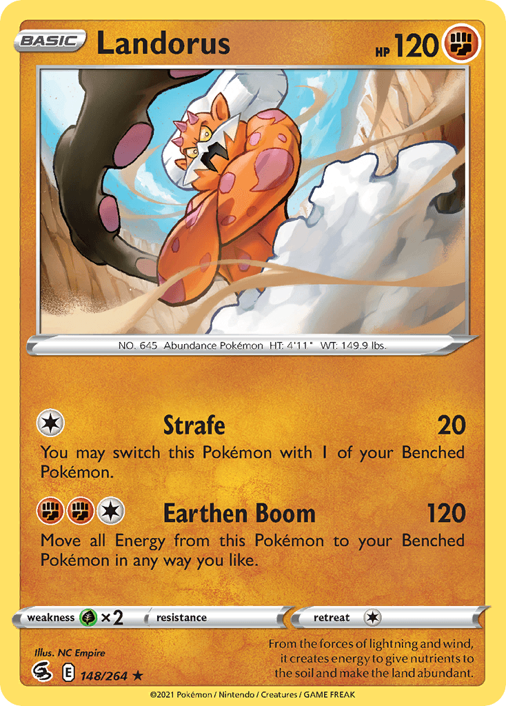 Landorus Fusion Strike card