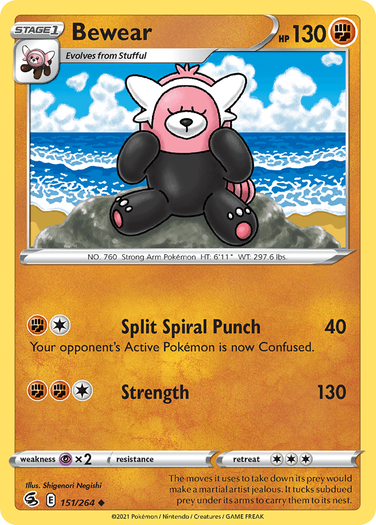 Bewear Fusion Strike card