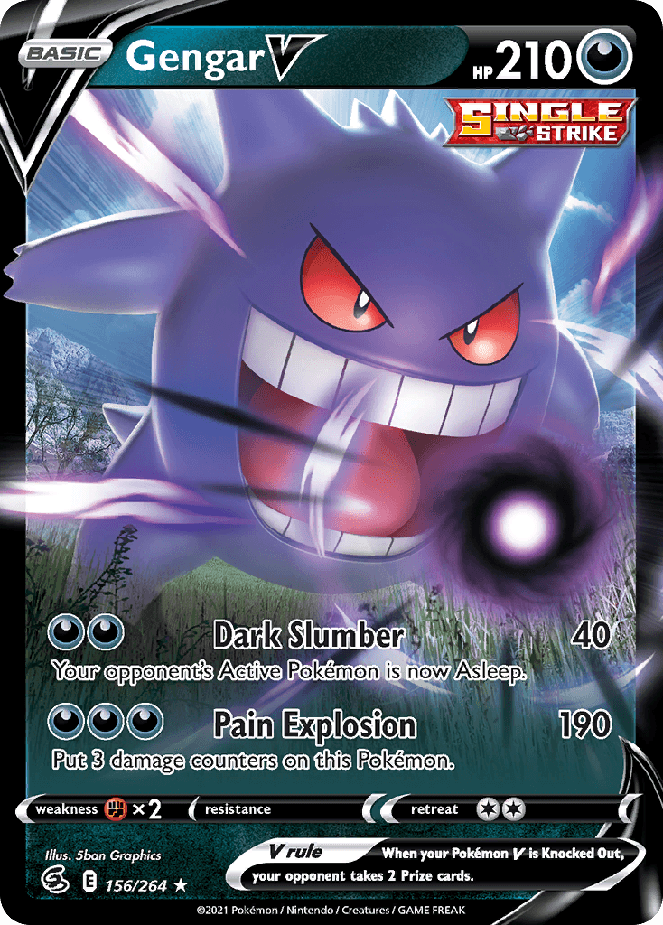 Gengar V Fusion Strike card