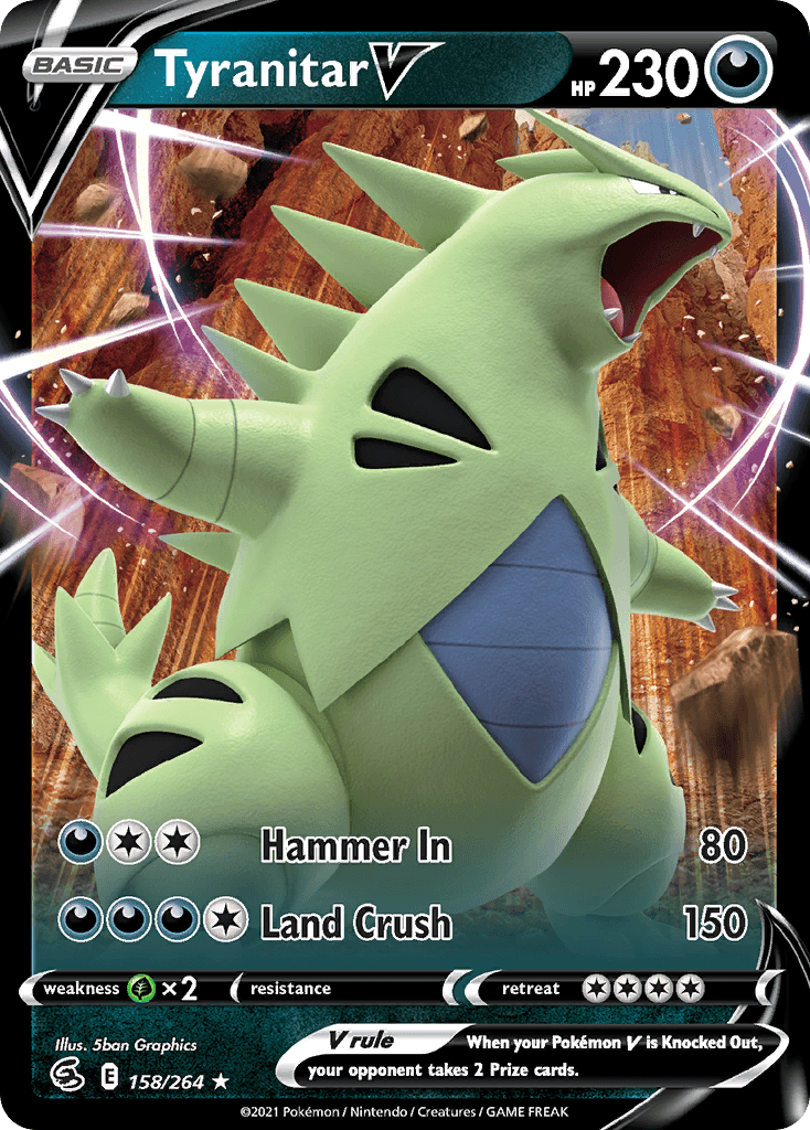 Tyranitar V Fusion Strike card