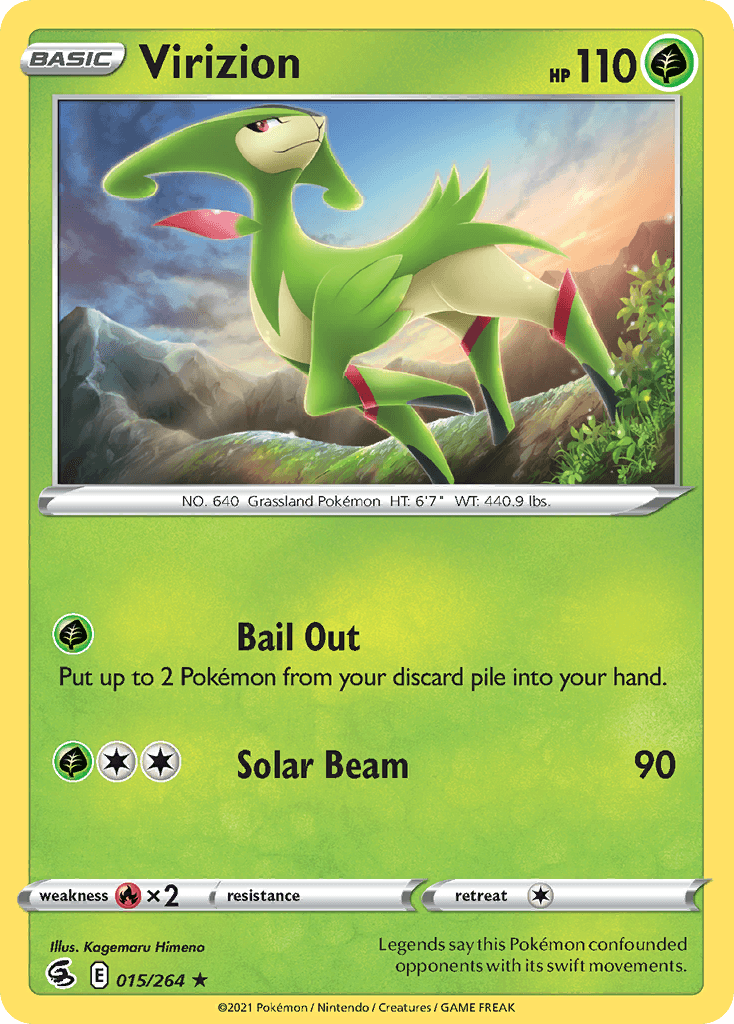 Virizion Fusion Strike card
