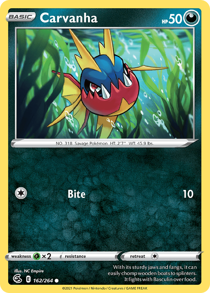 Carvanha Fusion Strike card