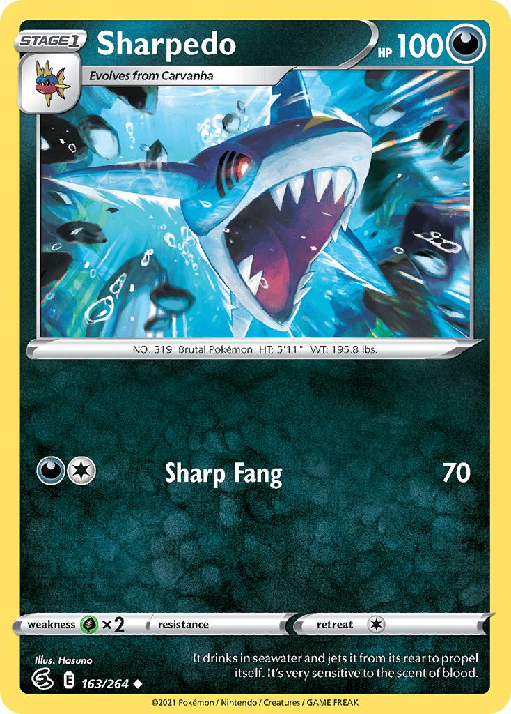 Sharpedo Fusion Strike card