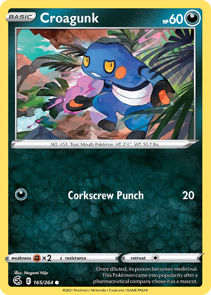 Croagunk Fusion Strike card