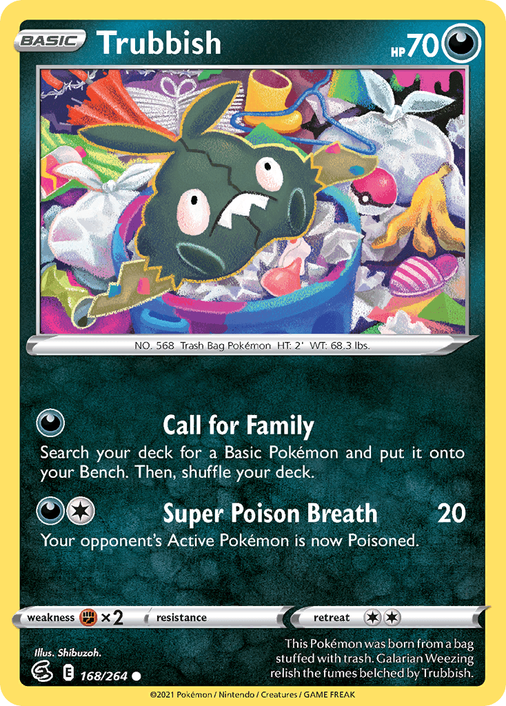 Trubbish Fusion Strike card