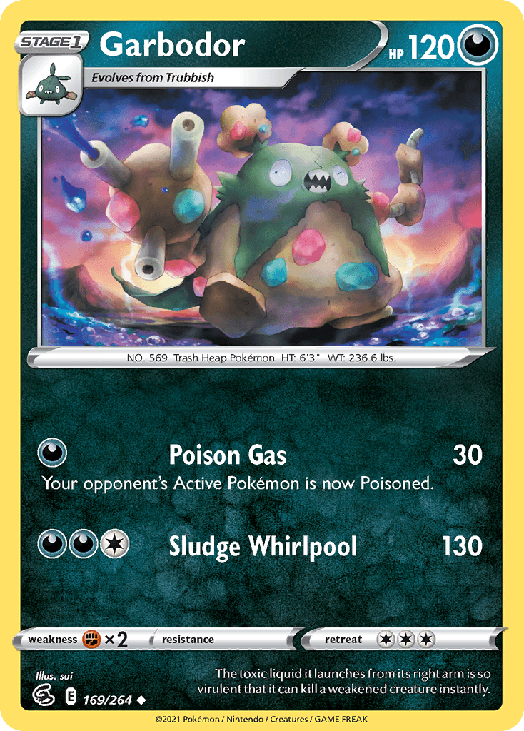 Garbodor 宝可梦 card