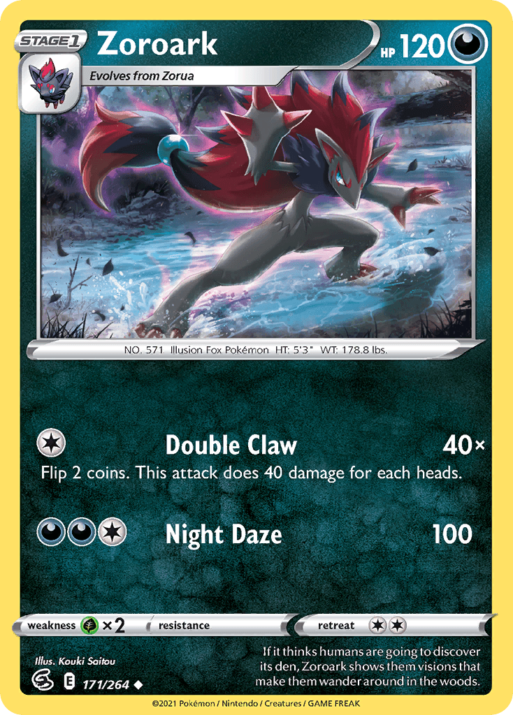 Zoroark Fusion Strike card
