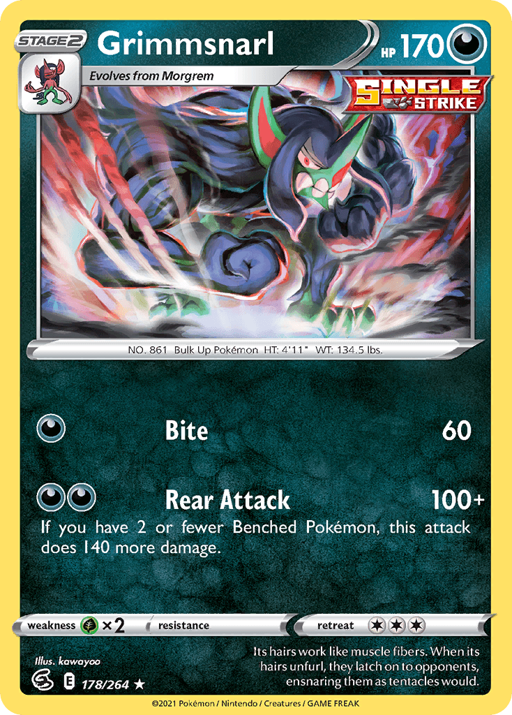 Grimmsnarl Fusion Strike card