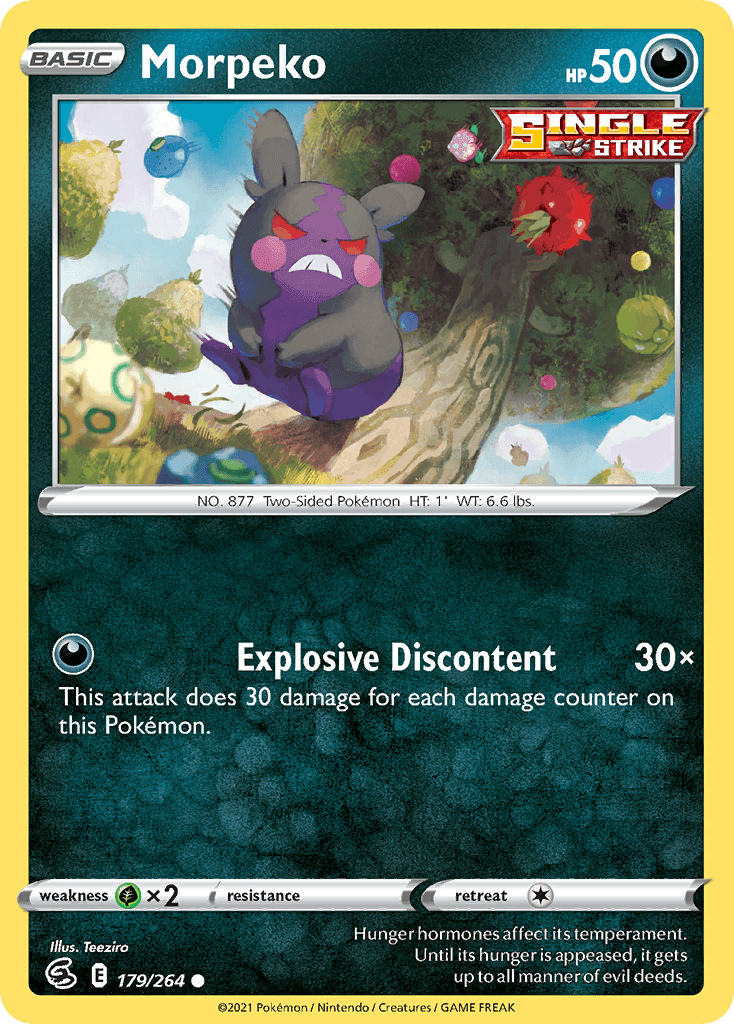 Morpeko Fusion Strike card