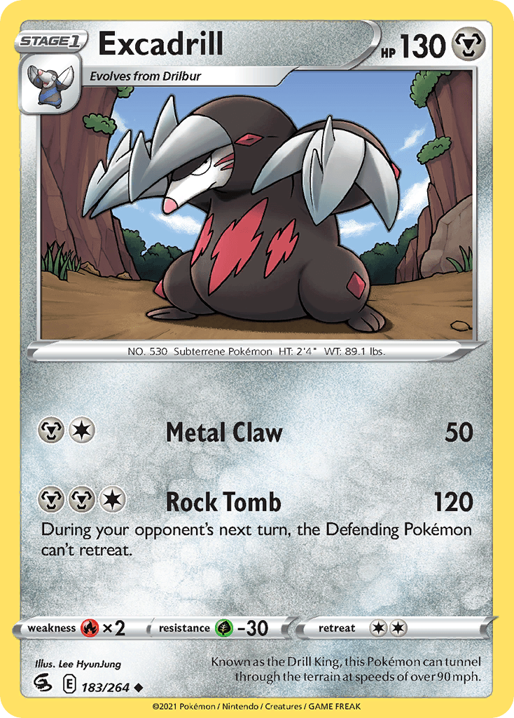 Excadrill Fusion Strike card