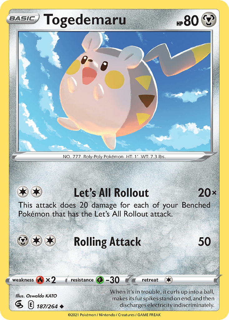 Togedemaru Fusion Strike card