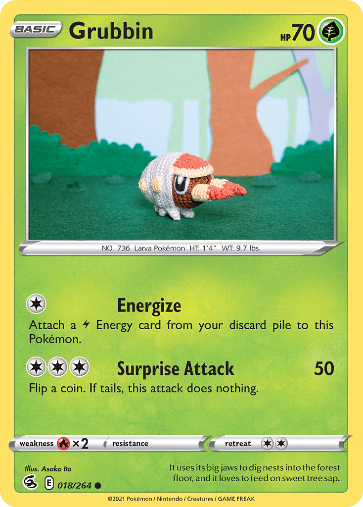 Grubbin Fusion Strike card
