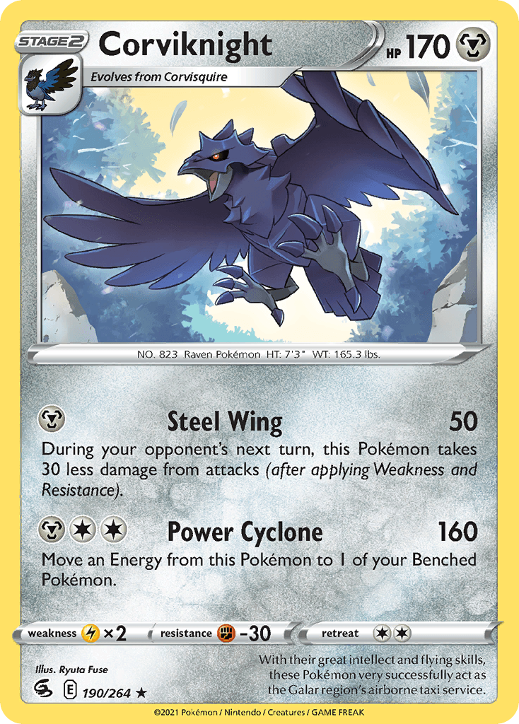 Corviknight Fusion Strike card