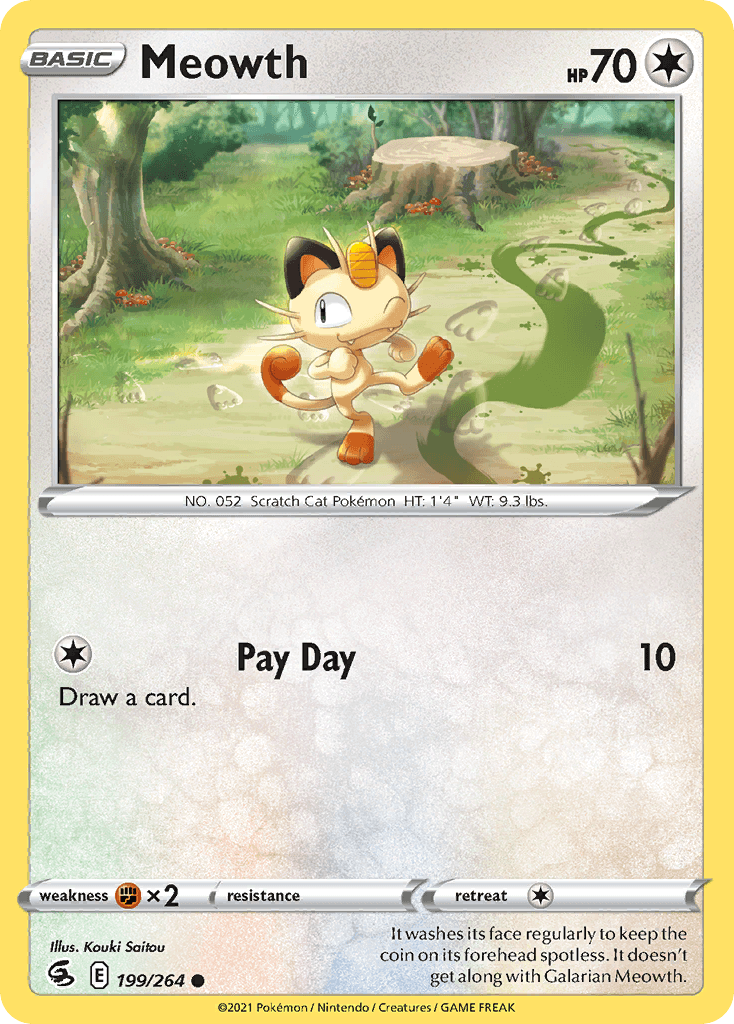 Meowth Fusion Strike card