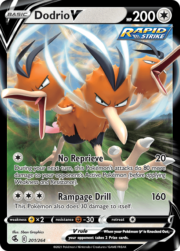 Dodrio V Fusion Strike card