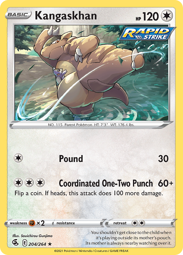 Kangaskhan Fusion Strike card