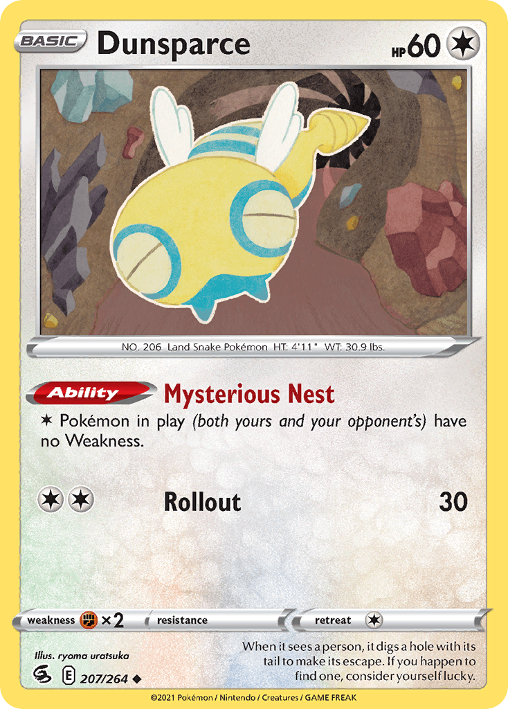 Dunsparce Fusion Strike card
