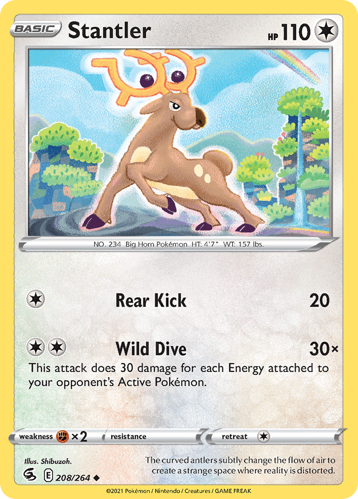 Stantler Fusion Strike card