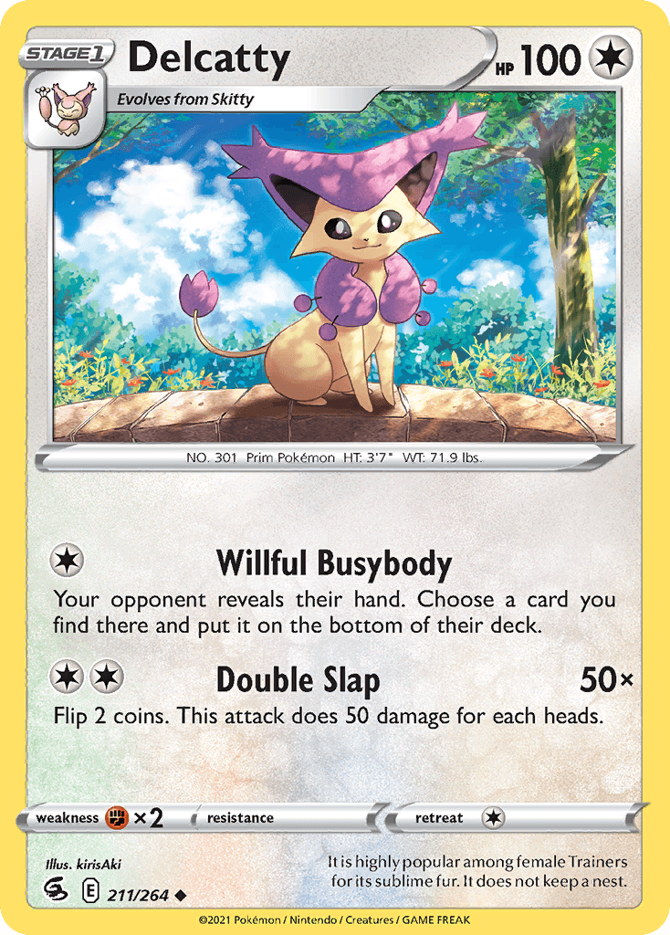 Delcatty Fusion Strike card
